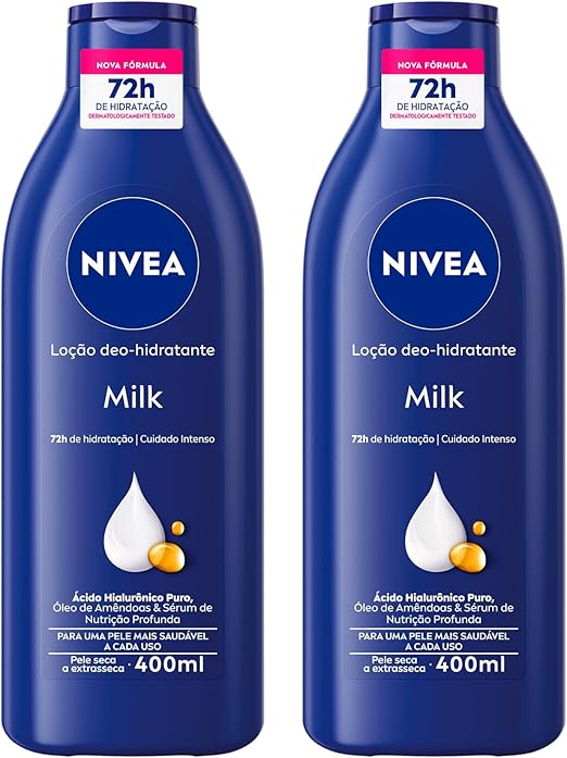 Kit Loção Hidratante Nivea 400ml (2 unidades)