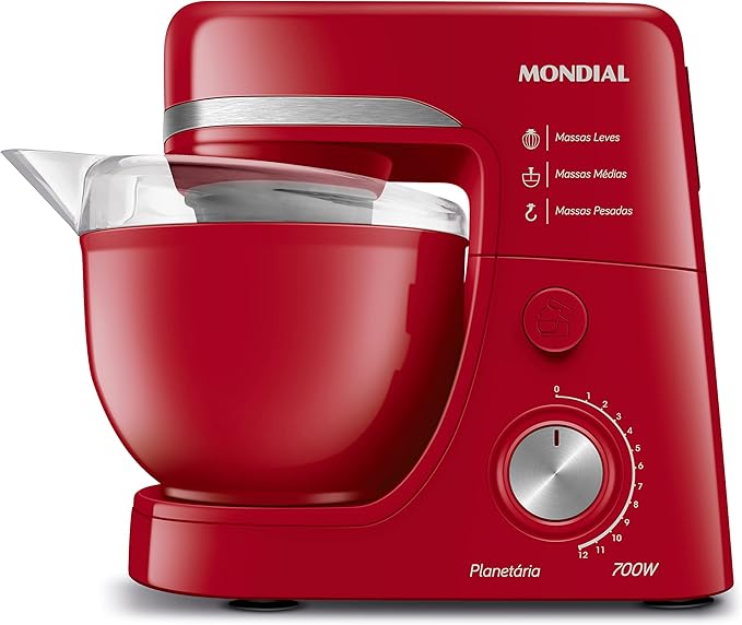 Batedeira Planetária, Mondial, 700W, 110V | BP-03-R