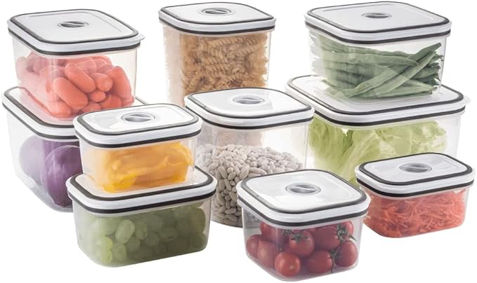 Kit com 10 potes Herméticos Electrolux