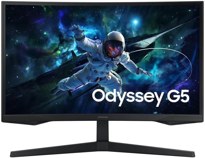 Monitor Gamer Samsung Odyssey G5 27, QHD, 165Hz, 1ms