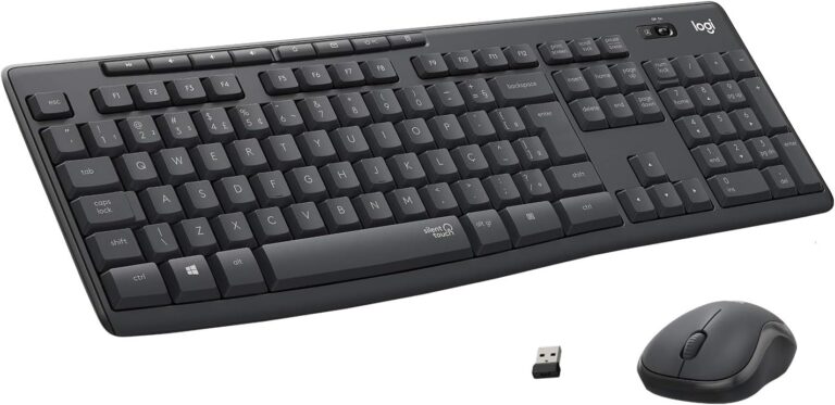 Teclado e Mouse sem fio Logitech MK295 com teclas de mídia