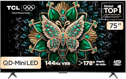 Smart TV TCL 75″, QLED Mini LED, 4K | C6K – Google TV