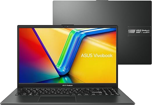 Notebook Asus com R5 7520U, 8GB, 256GB SSD
