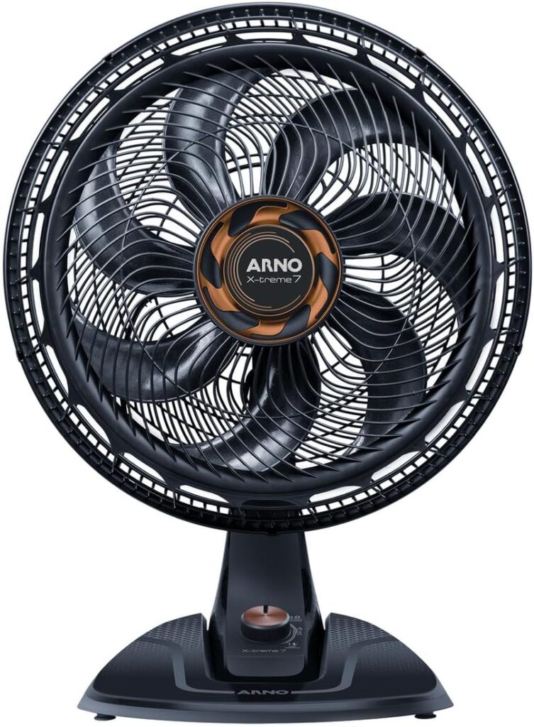 Ventilador de Mesa Arno X-TREME 7 Cinza 40cm VE71, 150W