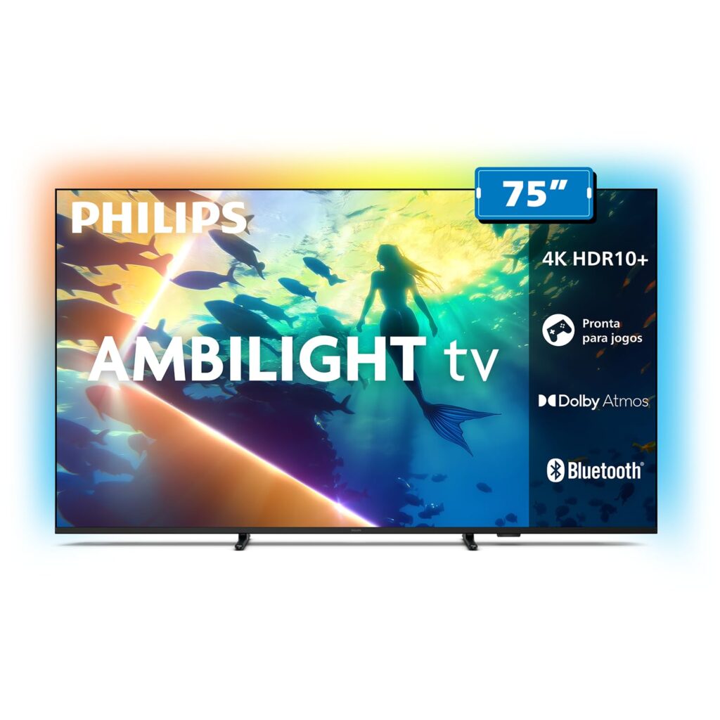 Smart TV Philips Ambilight 75″ 4K, 75PUG8100/78