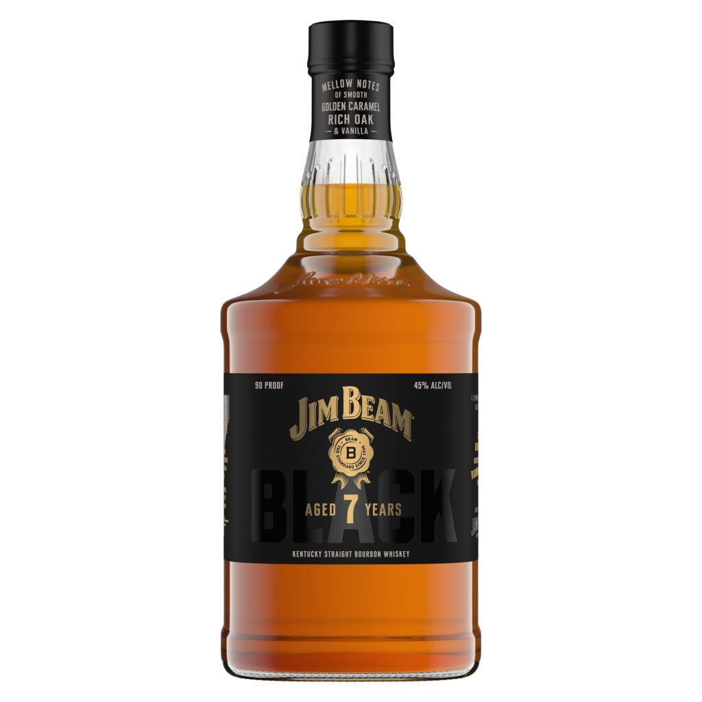 WhiskeyJim Beam Black Bourbon 1L, 7 anos