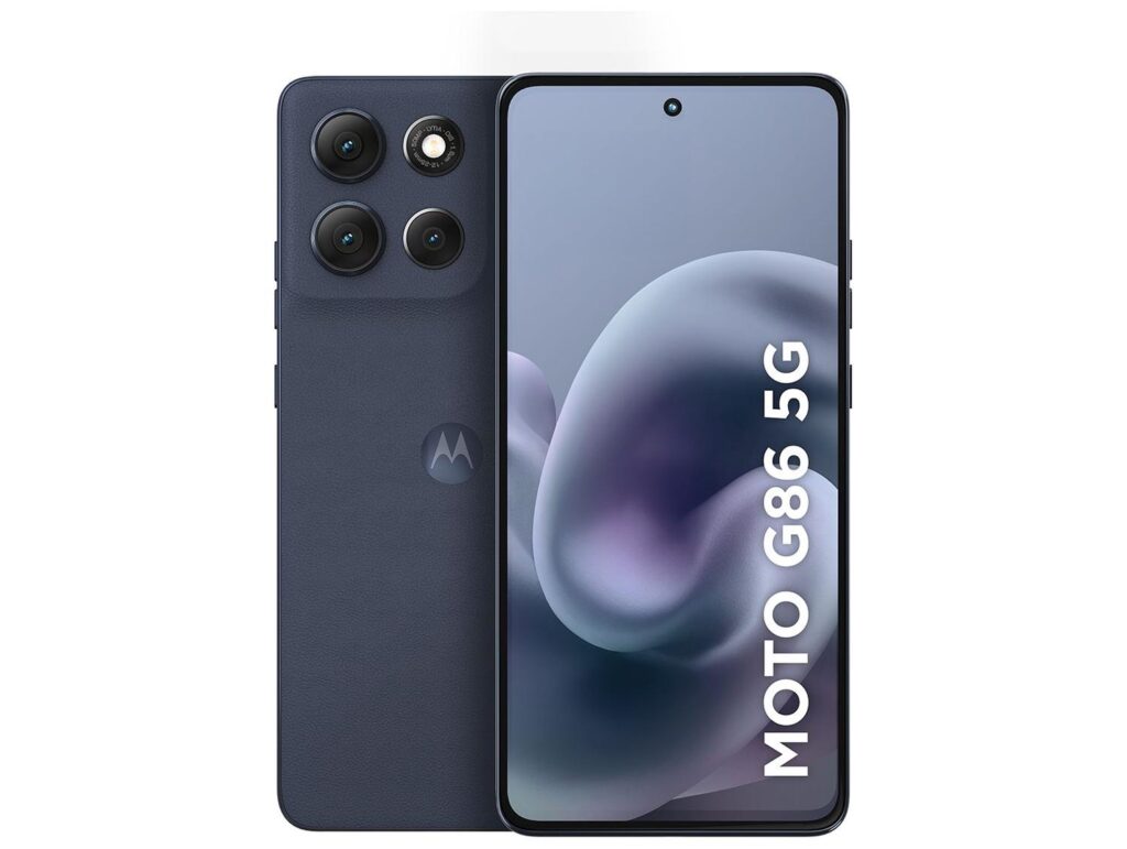 Motorola Moto G86 – 🎮 8GB RAM | 📁 256GB | 📱 Tela 6,7″ | 📸 50MP + Selfie 32MP | 5G