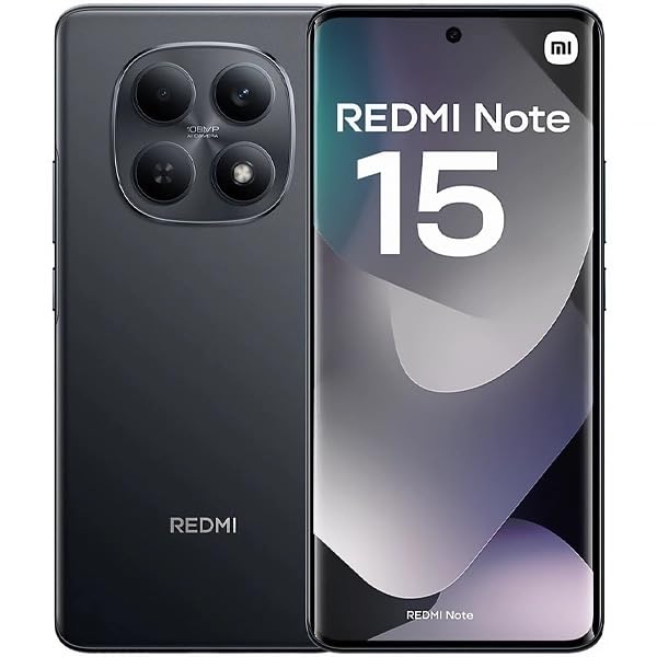 Smartphone Xiaomi Redmi Note 15 Preto 8GB RAM 256GB ROM (2510DRA23L)
