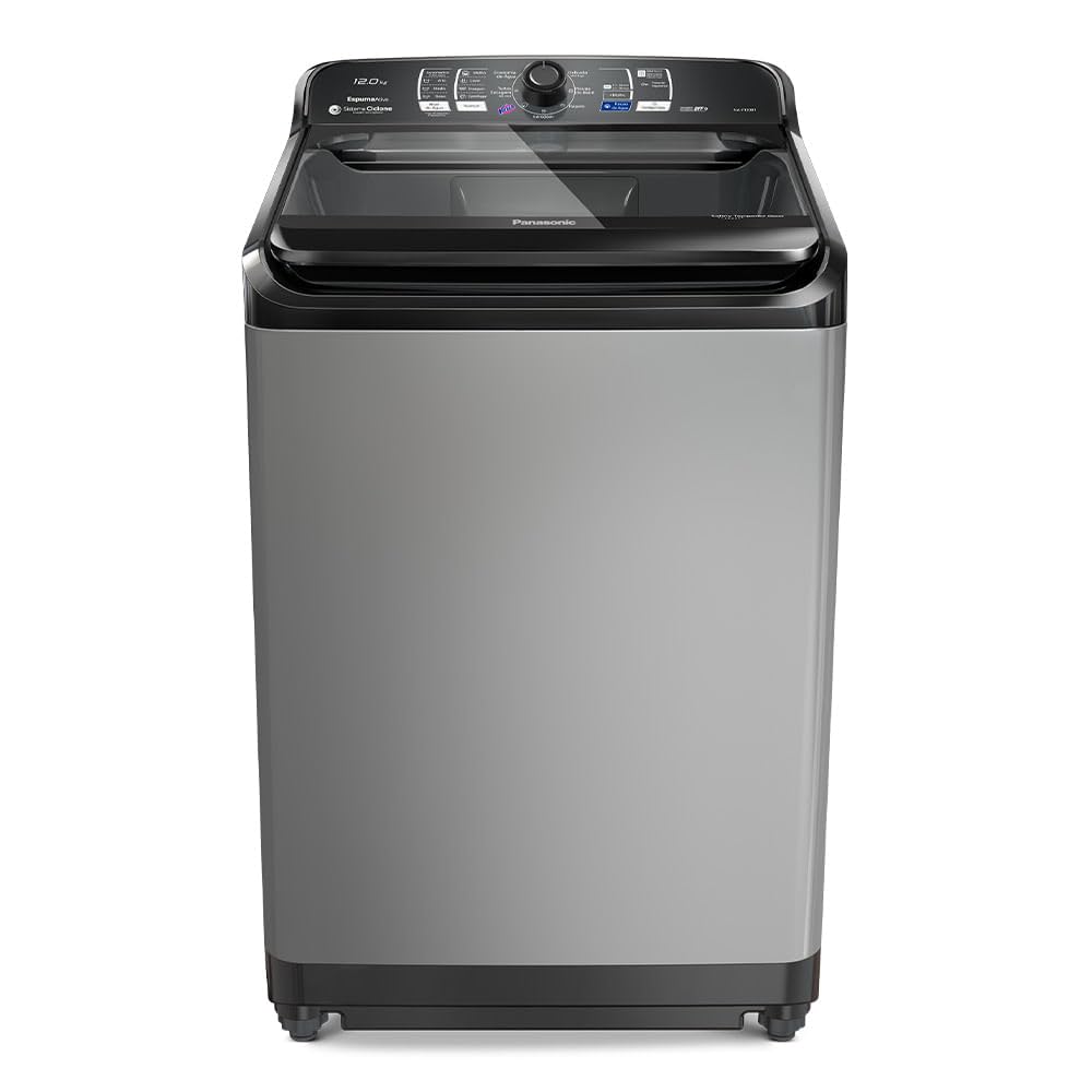 Panasonic Máquina de Lavar 12kg Titânio 220v