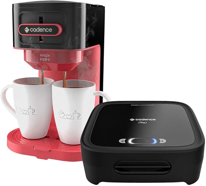 Cadence Kit Click Cadence – Sanduicheira e Cafeteira Single Up – 127V