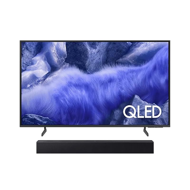 Samsung Combo Vision AI – TV 43″ QLED 4K (QEF1 2025) + Soundbar HW-B400F | Dolby Audio | AI Q4