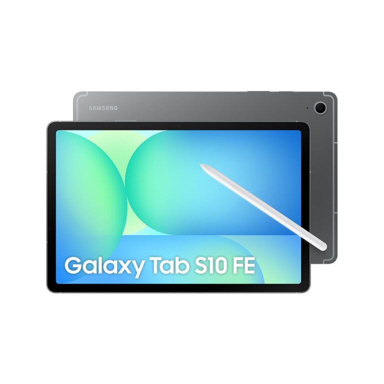 Tablet Samsung Galaxy Tab S10 FE, Cinza, 128GB, 8GB RAM, Tela Imersiva de 10.9″ 90Hz, Camera Traseira de 13MP, Câmera Frontal de 12MP Ultra Wide, Wifi 6, IP68, Android 15