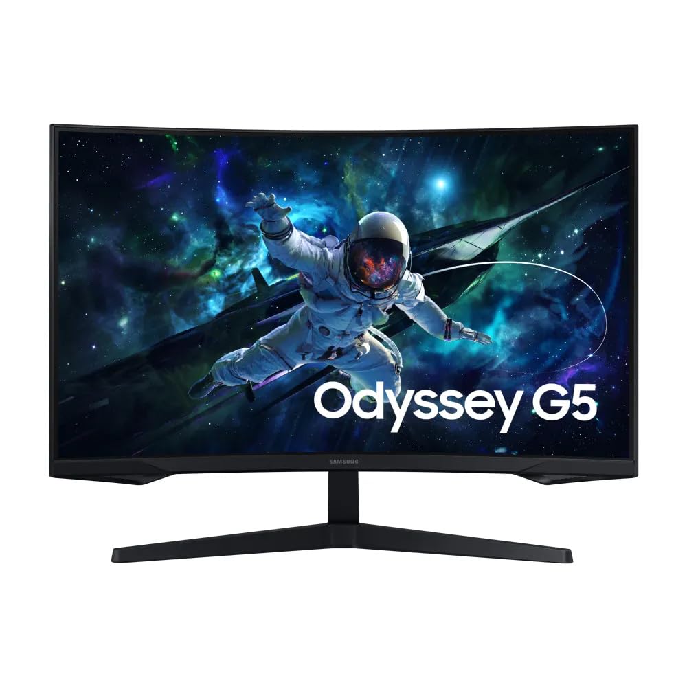 Monitor Samsung Odyssey G5 32” – QHD | 165Hz | 1ms | 1000R | FreeSync | HDR10