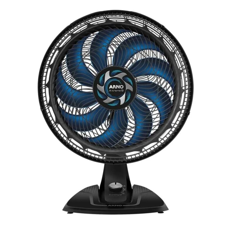 Ventilador Arno X-TREME 9 40cm – 160W | 9 Pás | 3 Velocidades | Oscilação 80º | 220V