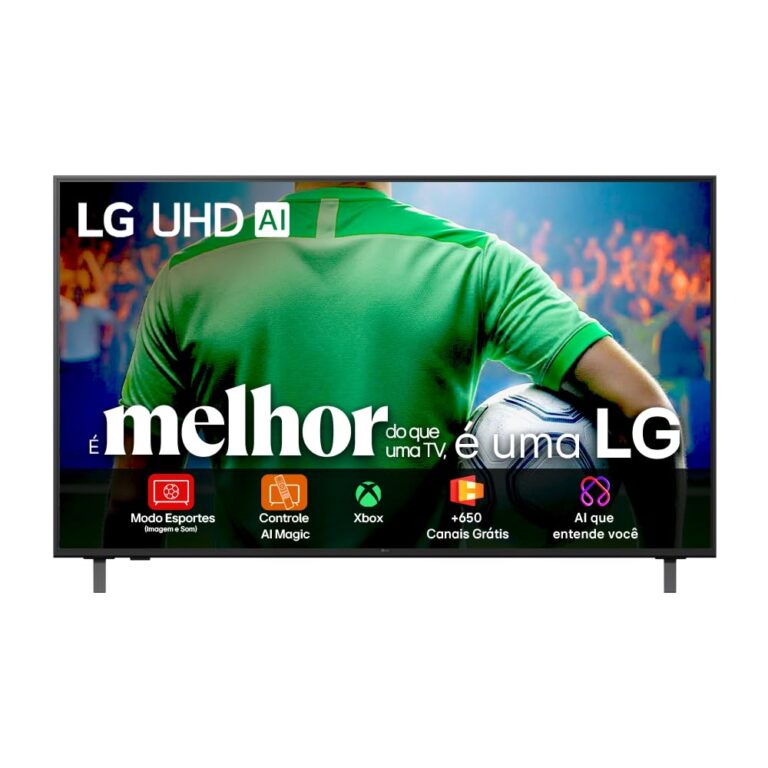 Smart TV LG 60” 60UA85 – 4K UHD | α7 AI Gen8 | WebOS 25 | HDR10 | Google Cast | Alexa