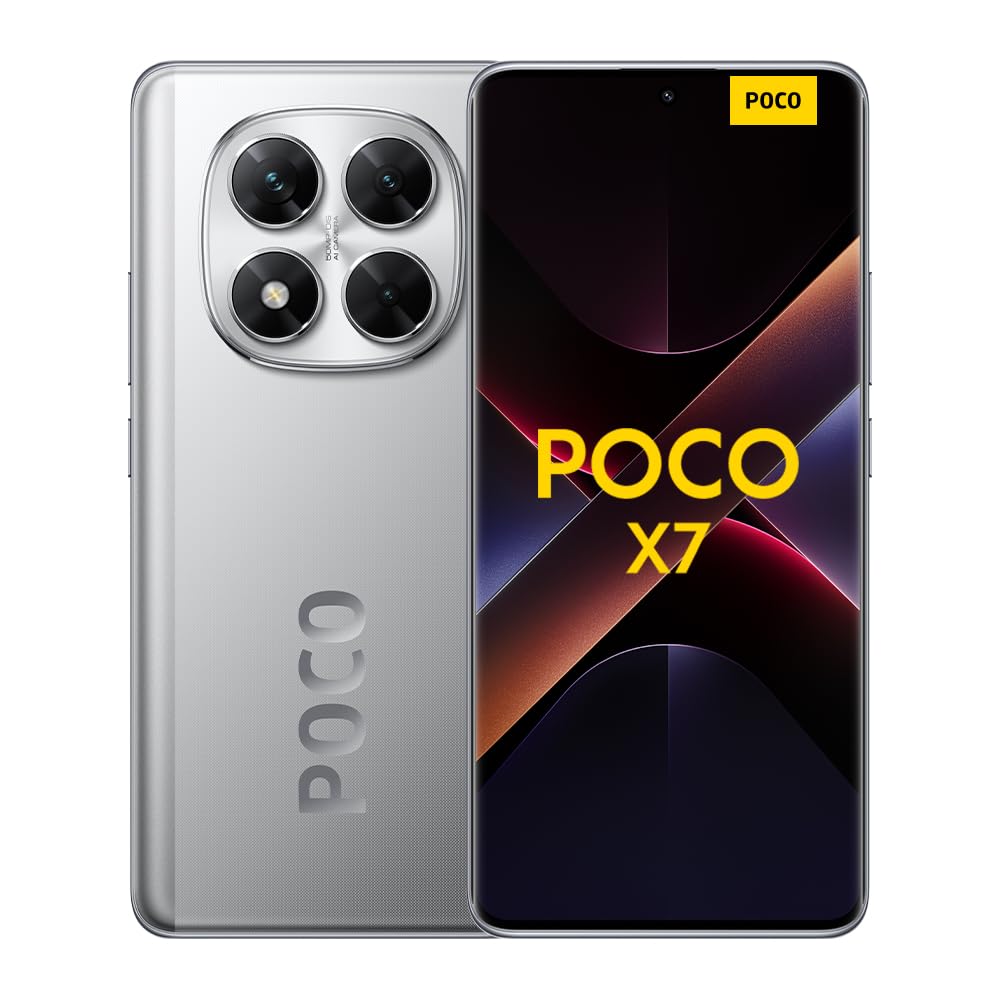 Smartphone Xiaomi Poco X7 5G NFC Silver (Prata) 8GB RAM 256GB ROM