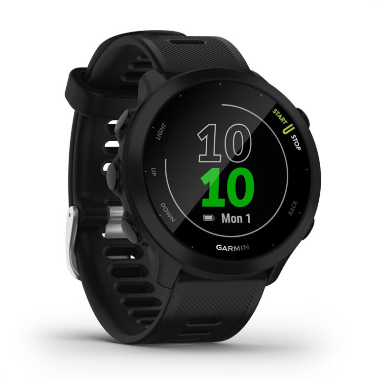 Smartwatch Garmin Forerunner 55 42mm com Monitor Cardíaco de Pulso e GPS