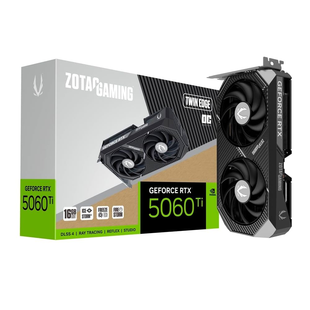 ZOTAC GEFORCE RTX 5060 TI 16GB TWIN EDGE OC