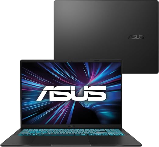 Notebook ASUS V16 V3607VU NVIDIA RTX 4050 Intel Core 5 210H 8Gb Ram 512Gb SSD Linux KeepOs Tela 16″ LED Nível IPS 144Hz Preto – RP296