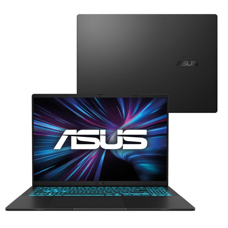 Notebook ASUS V16 | RTX 4050 + i5-210H + 16″ IPS de 144Hz | Suporta 32GB de RAM