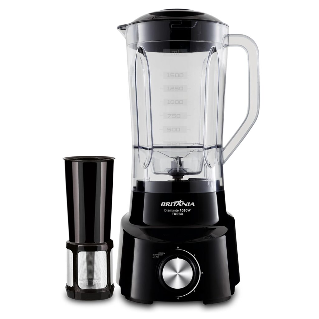 Liquidificador Britânia Diamante 800 – 900W | 2,65L | Filtro | 4 Velocidades