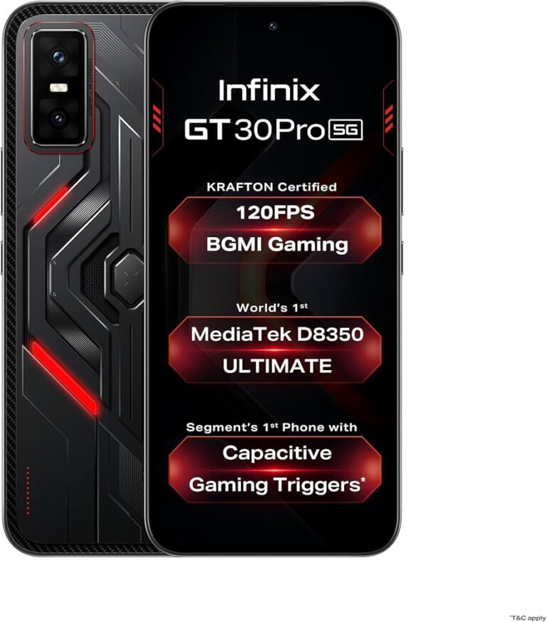 Infinix GT 30 Pro – 12GB RAM | 256GB | NFC | 6.78” | 108MP | ANTUTU: 1.7M