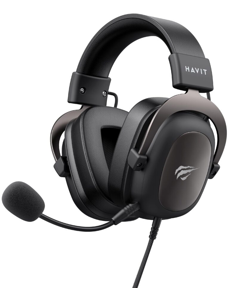 Havit H2002D – Driver 53mm, Microfone, P2 3,5mm, suporta PS4/Xbox One