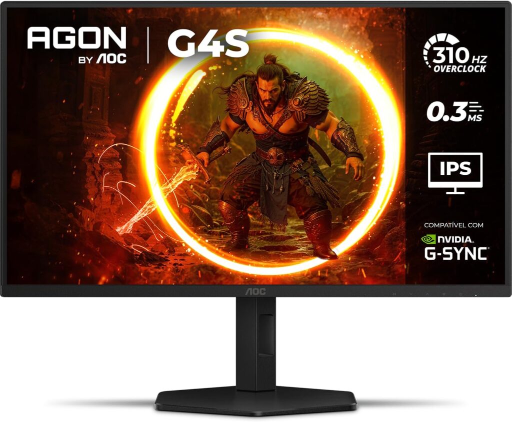 Monitor Gamer AOC AGON G4S 25″ 310Hz 0.3ms HDR10 IPS