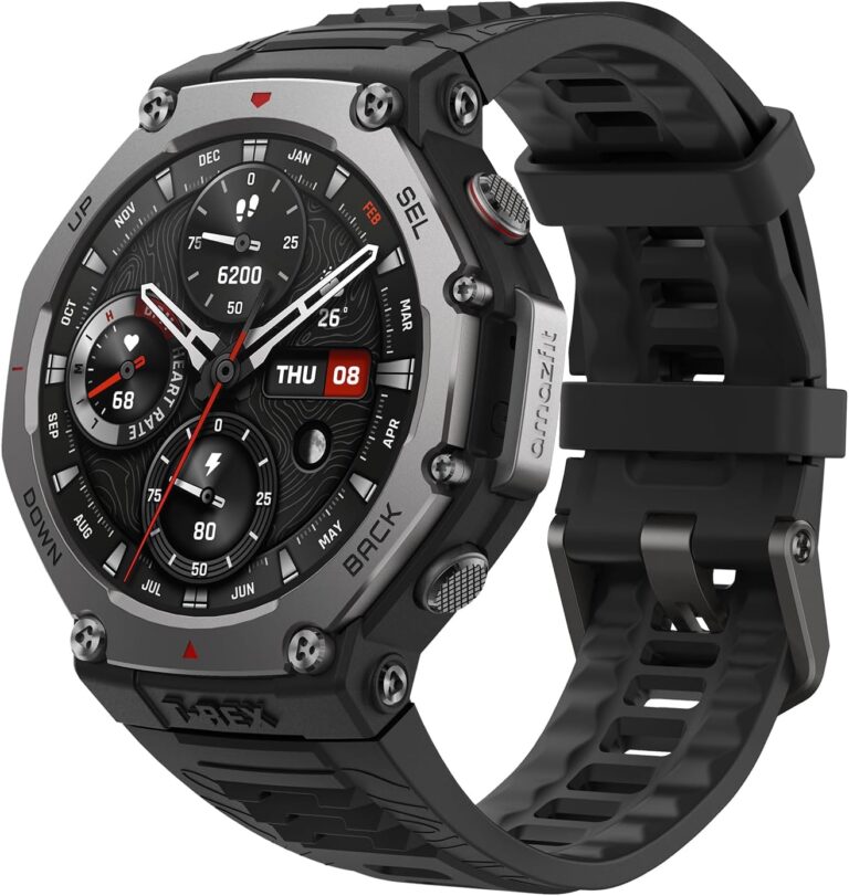 Amazfit T-Rex 3 – Smartwatch | AMOLED | Dual-Band GPS | 170+ Esportes | 10 ATM