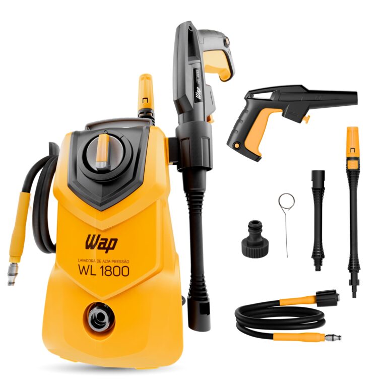 Lavadora de Alta Pressão WAP WL 1800 – 1500 PSI | 360L/h | Portátil | 1400W