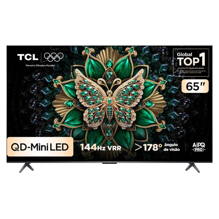 Smart TV TCL 65″ | QLED Mini LED 4K | 4 HDMI | VRR | Google TV | 65C6K