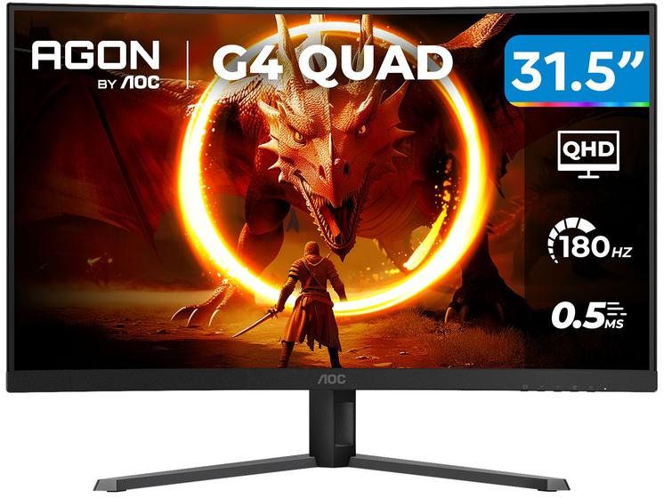 Monitor Gamer AOC Gaming 32″ QHD 180Hz VA 0,5ms HDMI