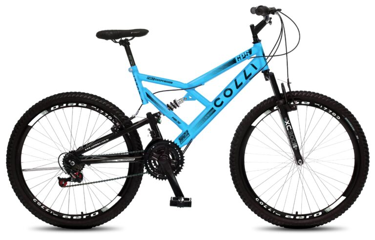 Bicicleta Colli GPS 148 – Aro 26 | 21 Marchas | Dupla Suspensão | Freio V-Brake