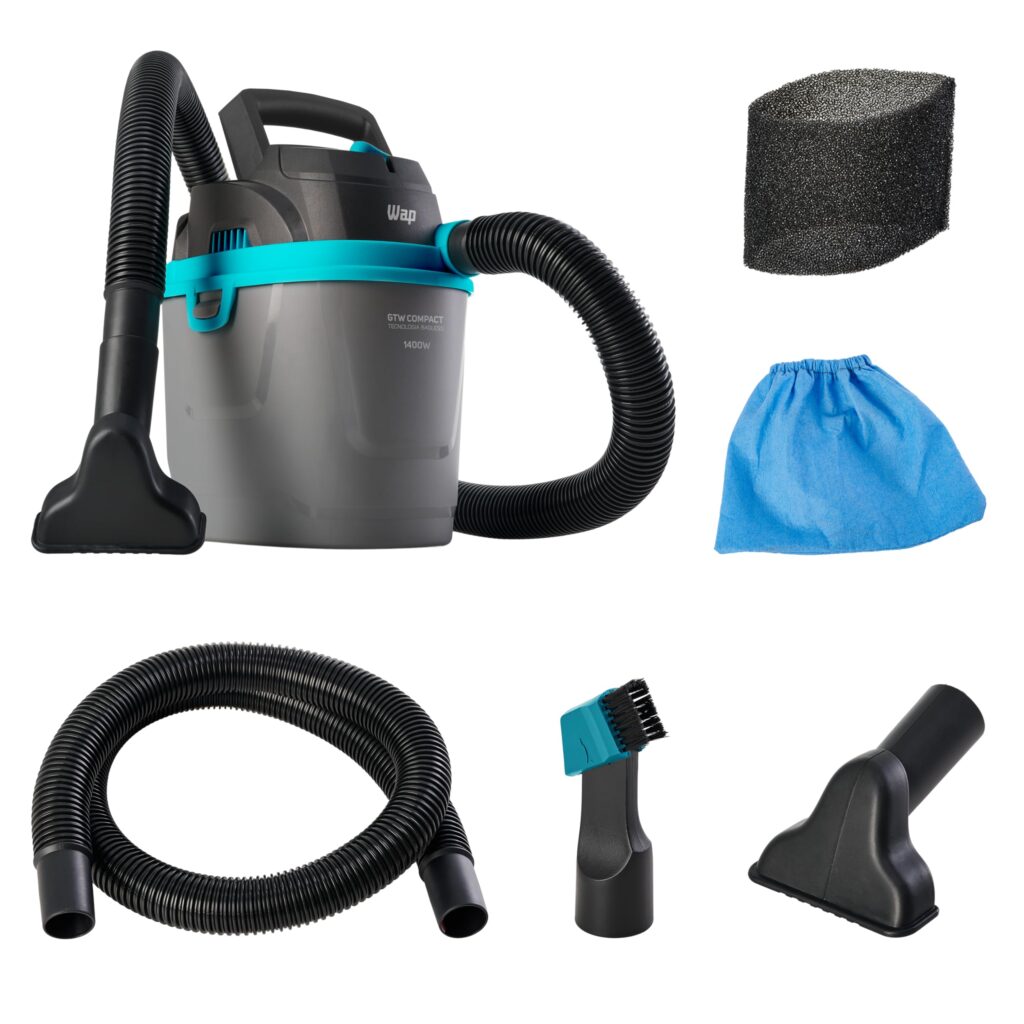 Aspirador de Pó e Água Barril WAP GTW COMPACT, 1400W, 127V