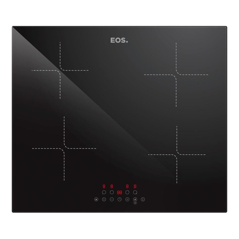 Cooktop Indução 4 Bocas EOS ECI04EP2 | 7200W | Painel Touch | Vidro Cerâmico | 220V