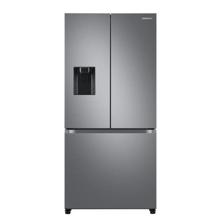 Geladeira Samsung RF49A Inverter Frost Free 3 Portas com Dispenser de Água 470L Inox Look 220V