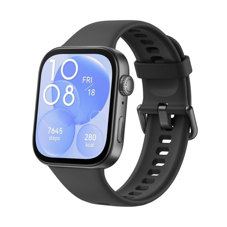 Huawei Watch Fit 3 | Smartwatch AMOLED 1,82″ | Saúde e Exercícios | iOS/Android | Preto