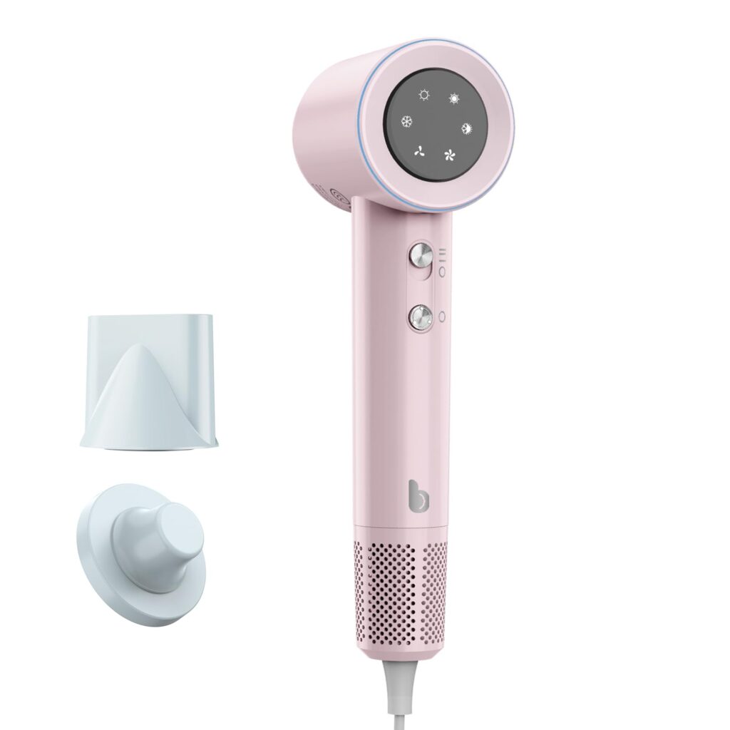 Secador GOKOCO Profissional | 1600W | 120.000 RPM | Display LED | Bocal Magnético