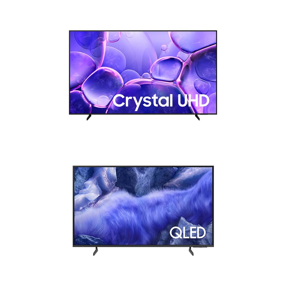 Samsung Combo Smart TV 85″ UHD 4K U8100F + Samsung Vision AI TV 43″ QLED Ultra 4K QEF1