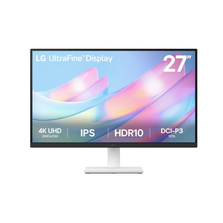 Monitor LG UltraFine de 27″ IPS 4K UHD | HDR10 | 27US500-W