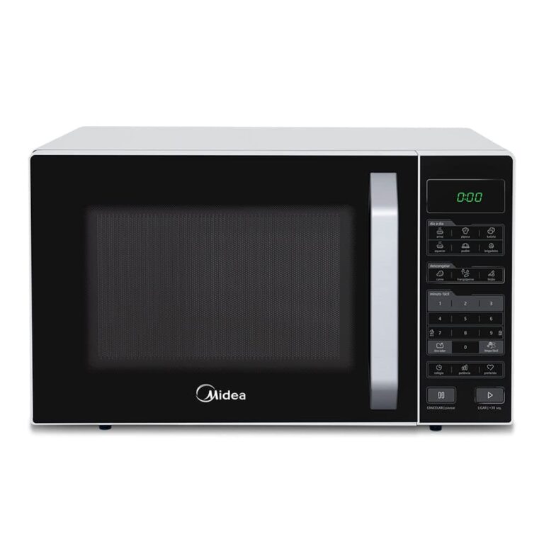 Micro-ondas 27L Branco e Preto Midea LED 127V MXSA27P1