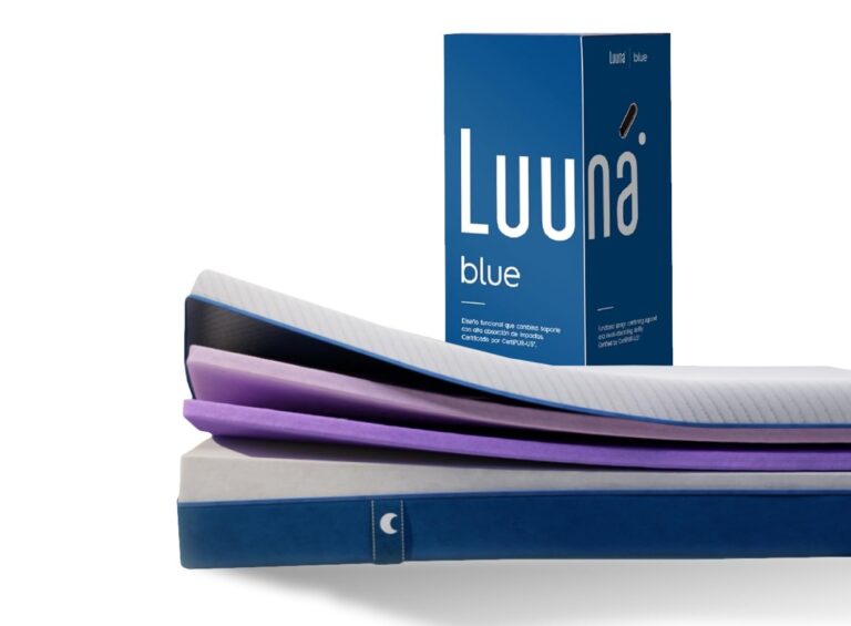 Colchão Luuna Blue Casal – 138x188cm | Firme/Confortável | 10 anos de garantia