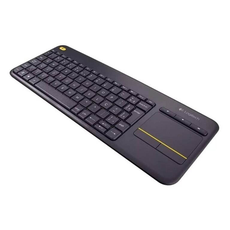 Teclado Logitech K400 Plus TV | Sem Fio | Touchpad Integrado | USB Unifying | ABNT2