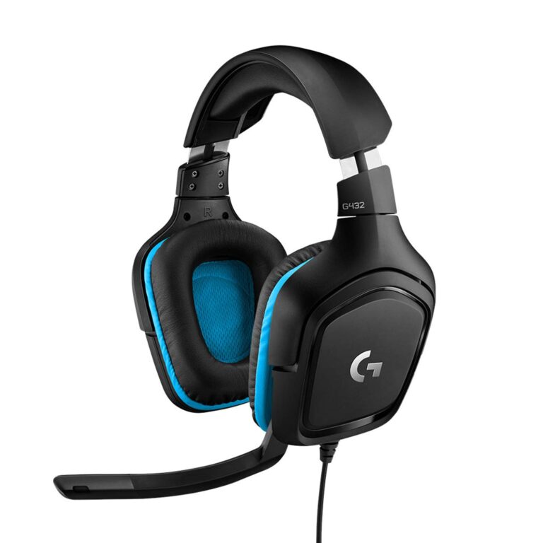 Headset Logitech G432 – 7.1 Surround | Drivers 50mm | Multiplataforma | Microfone Flip-to-Mute