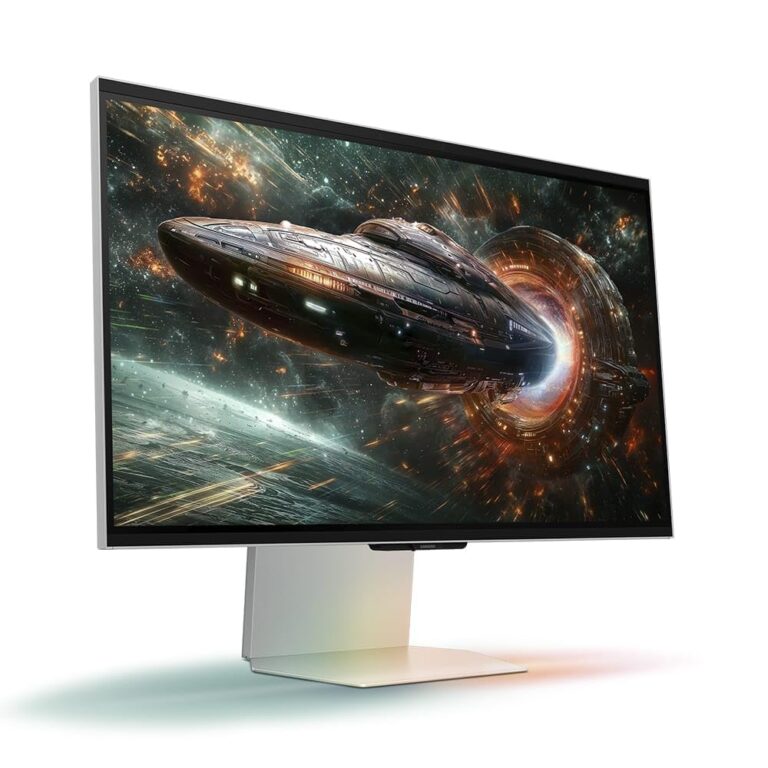 Monitor Odyssey 3D, sem óculos, 27″, 4k, 165Hz, 1ms, HDMI, DP, USB, prata