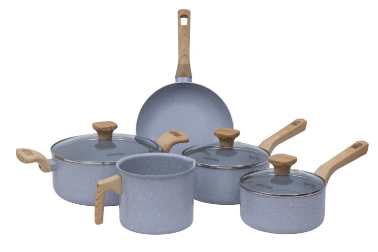 Conjunto 5 Panelas Mimo Style Pratic Cook | Revestimento Cerâmico | Grafite | Indução