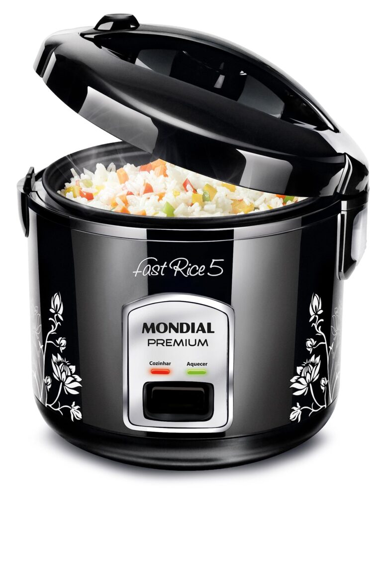 Panela de Arroz Mondial Fast Rice 5 Premium NPE-08-5X | 5 Xícaras | 400W | Antiaderente