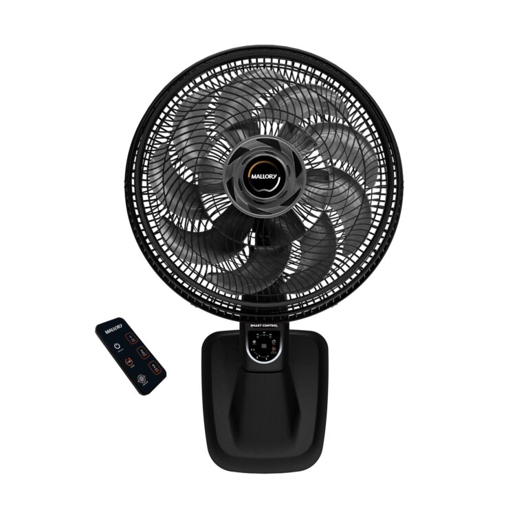 Ventilador de Parede Mallory | 140W | Controle Remoto | Oscilação Direcionada | 220V