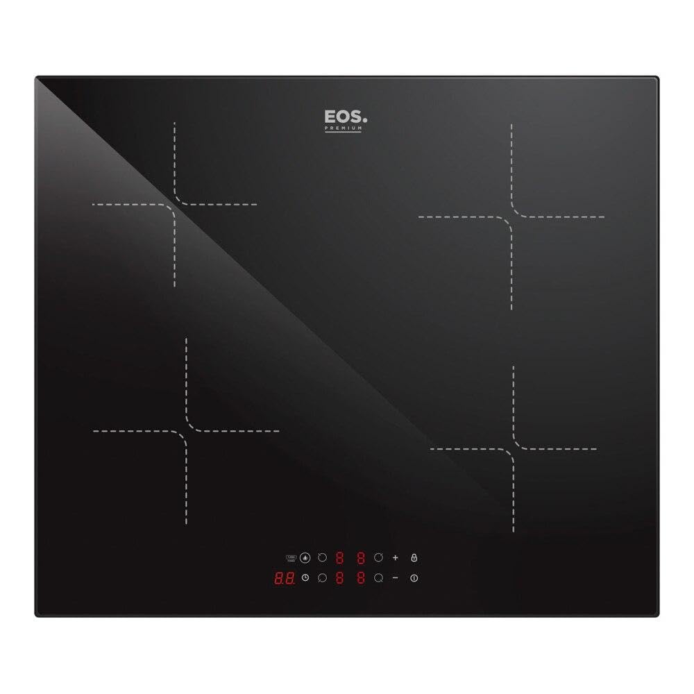 Cooktop de Indução 4 Bocas EOS ECI04EP3 | 7200W | Painel Touch | Preto | 220V