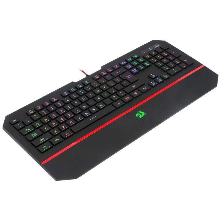 Teclado Gamer Membrana Redragon Karura 2 RGB ABNT2 Preto – K502RGB